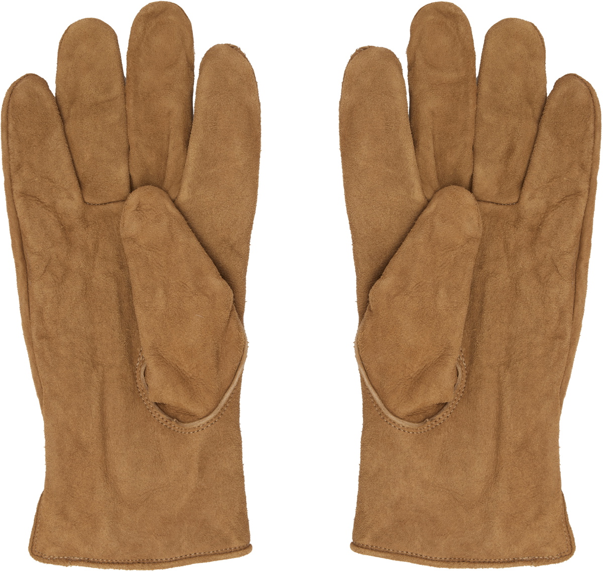 visvim Tan Suede Gloves Visvim