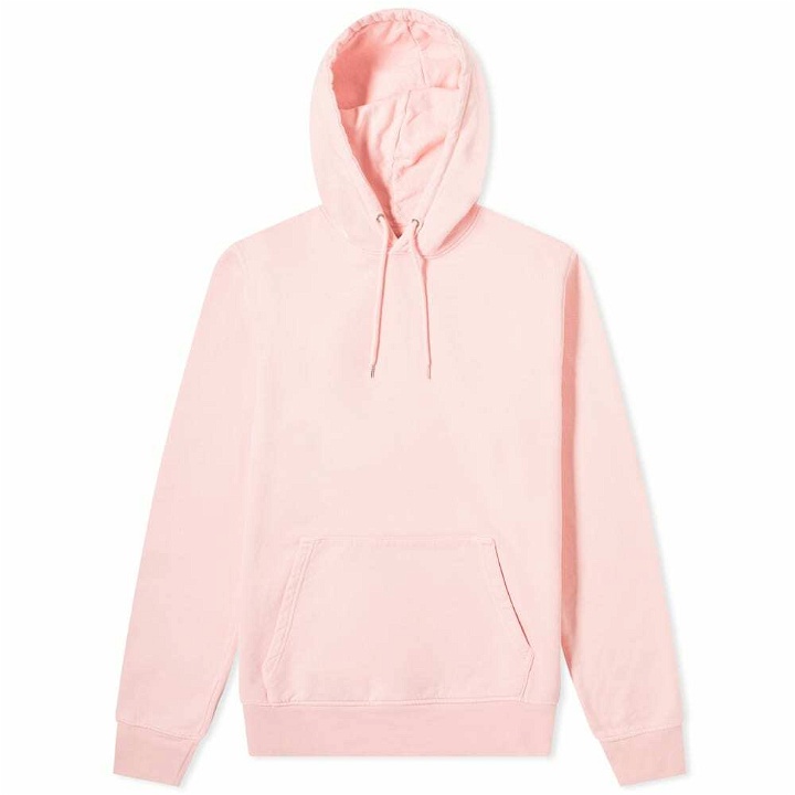 Photo: Colorful Standard Men's Classic Organic Popover Hoody in Flamingo Pink
