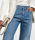 Stella McCartney - Embellished cropped jeans