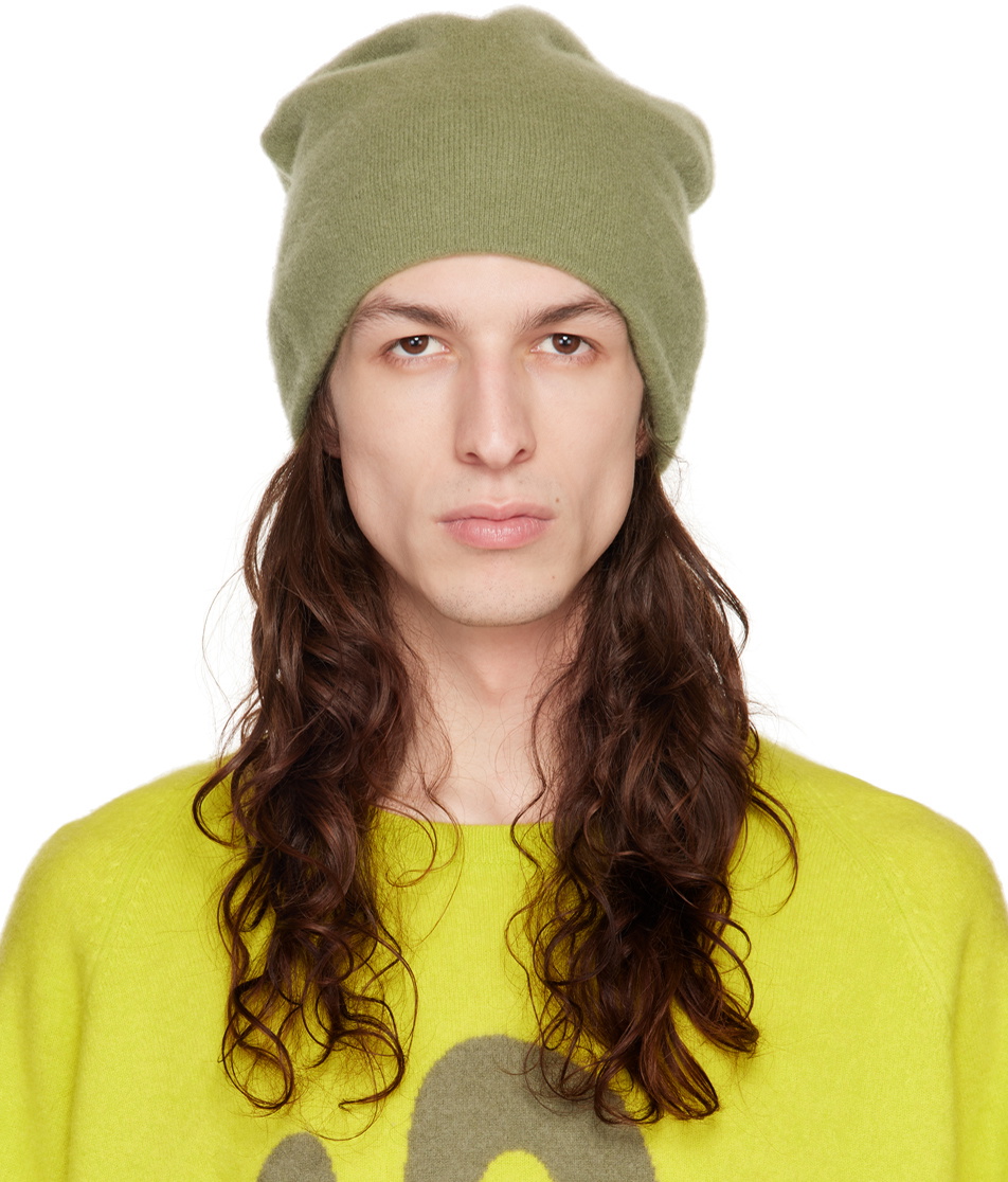 Frenckenberger Green Cashmere Beanie