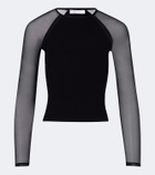 Eres Marita tulle-trimmed T-shirt