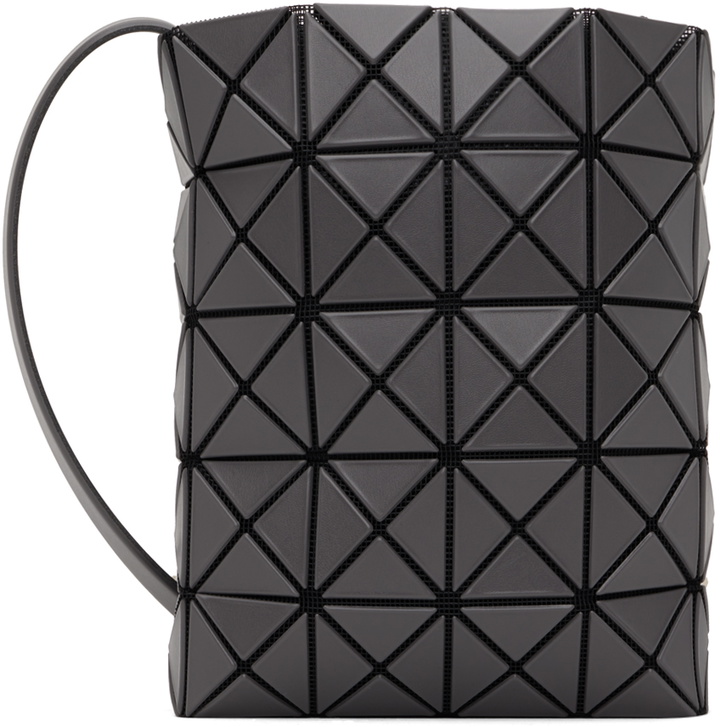 Photo: BAO BAO ISSEY MIYAKE Gray Prism Matte Bag