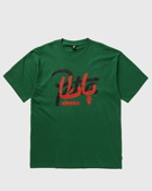 Patta Patta X Andy Wahloo Script Logo T Shirt Green - Mens - Shortsleeves