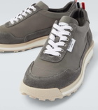 Thom Browne Suede-trimmed sneakers