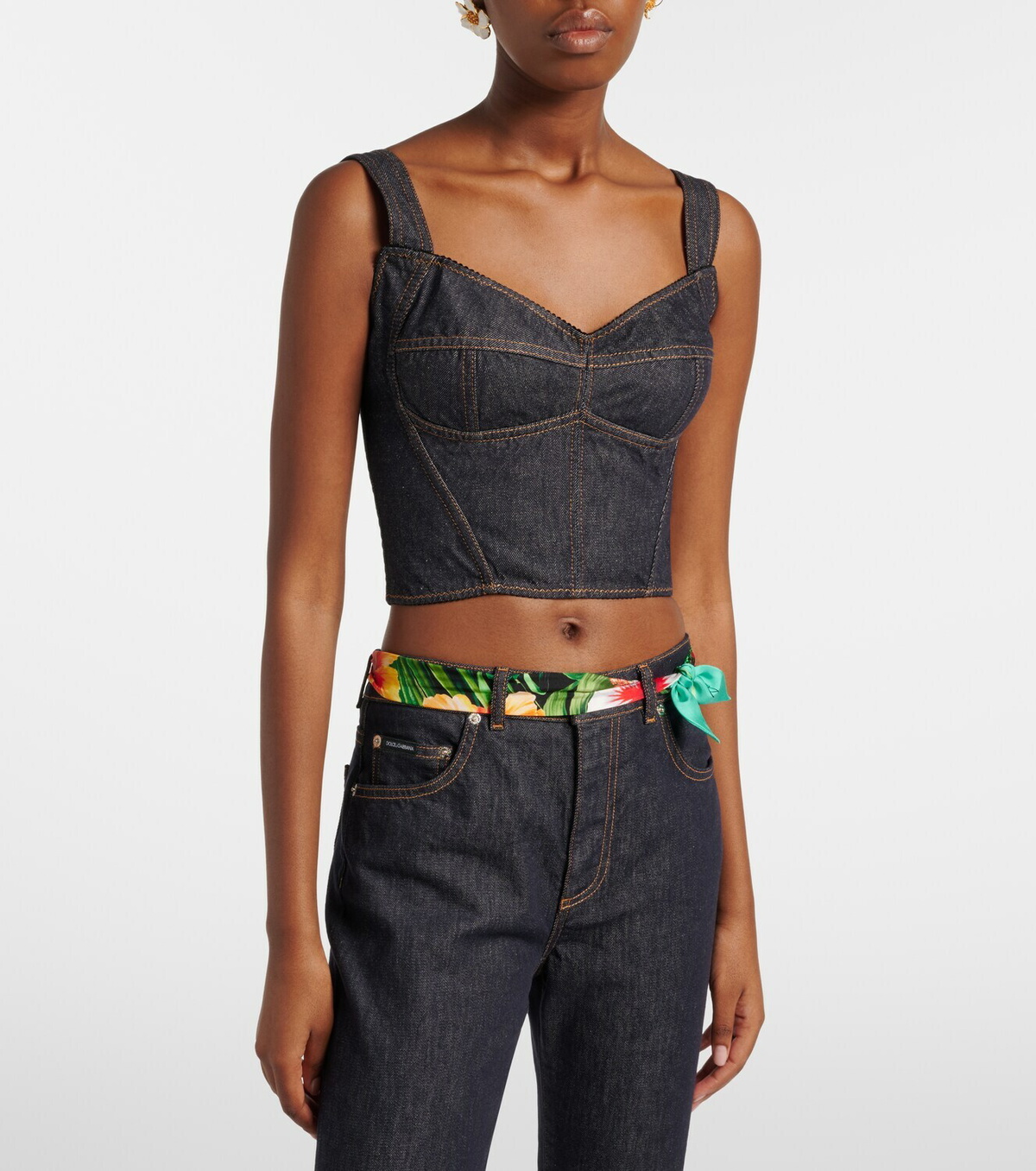 Dolce&Gabbana Denim bustier