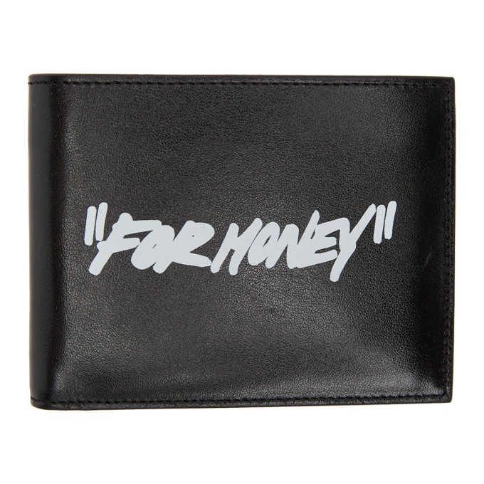 Photo: Off-White Black and White Quote Bifold Wallet