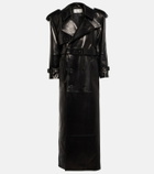 Saint Laurent - Leather trench coat
