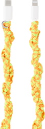 Bless Yellow Reflexic Elastic Charger Cable