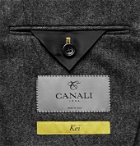 Canali - Kei Slim-Fit Unstructured Wool-Flannel Suit Jacket - Gray
