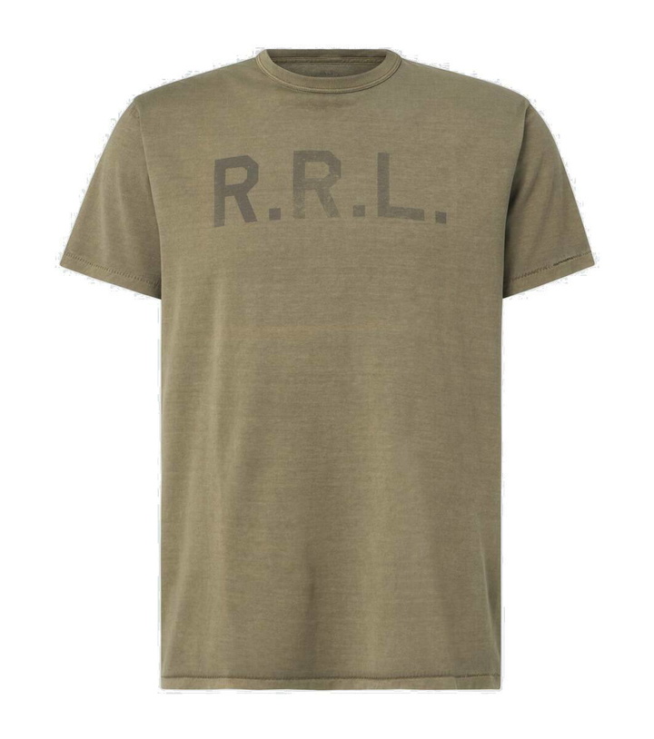 Photo: RRL Logo cotton jersey T-shirt