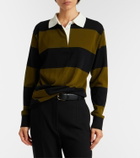Proenza Schouler Corinna striped cotton polo shirt