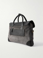 Bennett Winch - Suede and Leather Briefcase