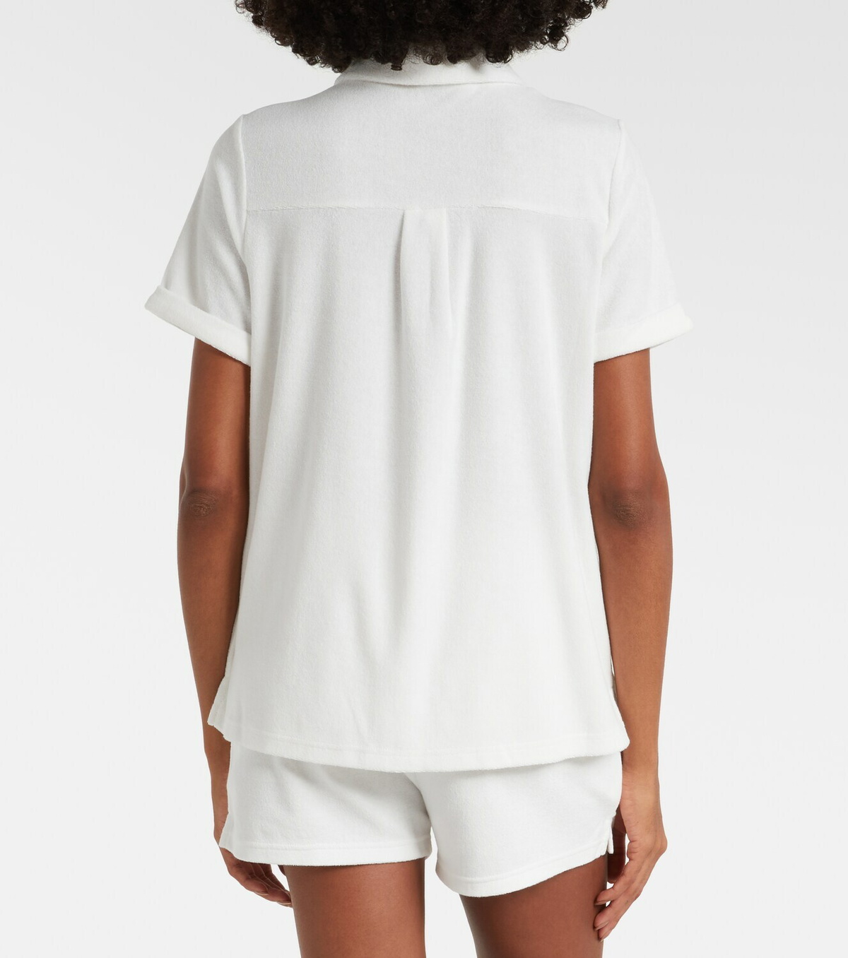 Melissa Odabash Tori cotton-blend shirt