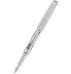 Caran d'Ache - Léman Rhodium-Plated and Lacquered Fountain Pen - Red