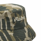 Malbon Men's Tour Divot Camo Bucket Hat in Bark Camo
