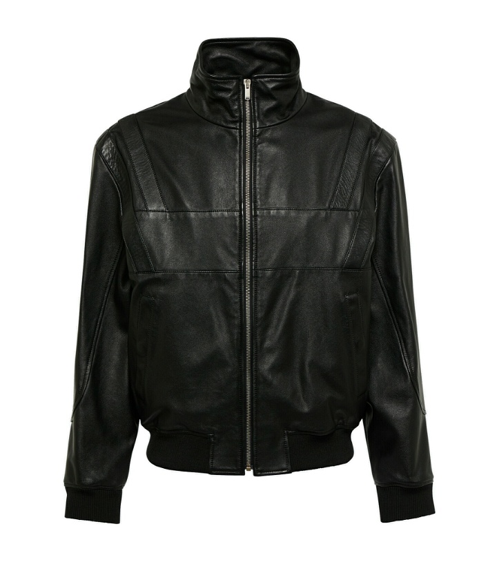 Photo: Saint Laurent - Paneled leather jacket