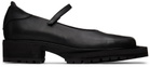 Sinéad O’Dwyer SSENSE Exclusive Black Tabitha Ringwood Edition Leather School Loafers