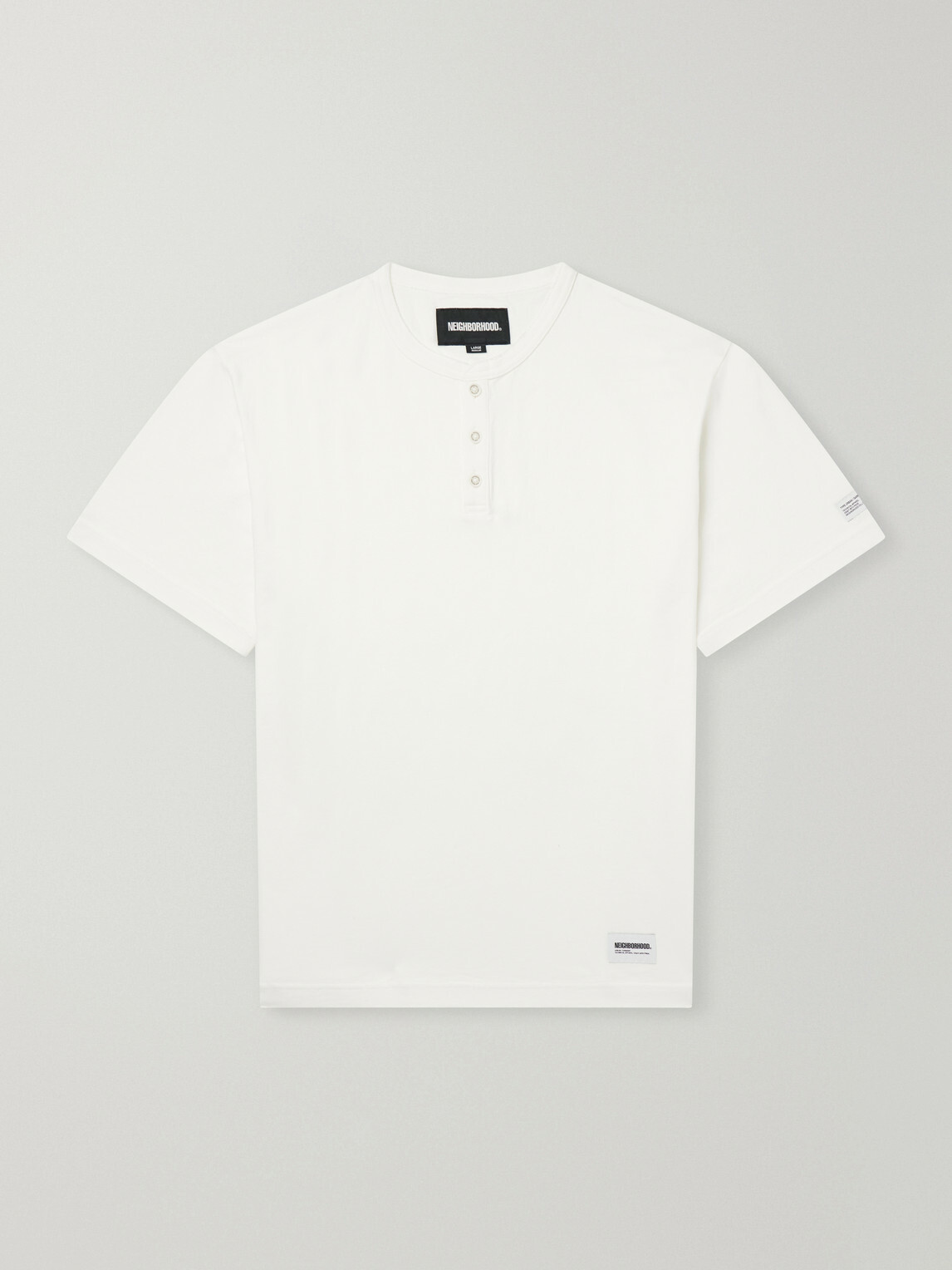 Neighborhood - Cotton-Jersey Henley T-Shirt - White