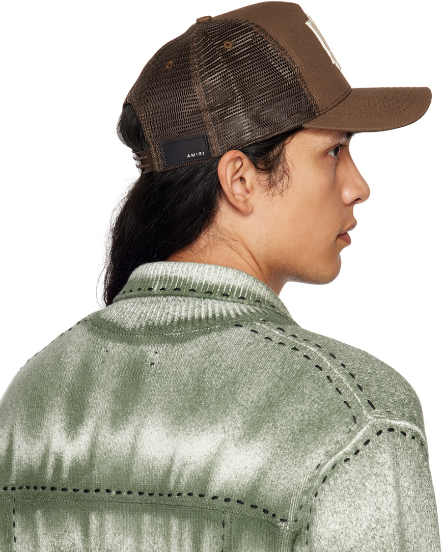AMIRI Brown M.A. Trucker Cap Amiri AMIRI Brown M.A. Trucker Cap Amiri
