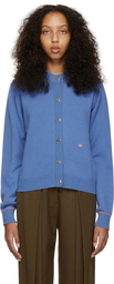 Victoria Beckham Blue Knit Cardigan