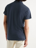 SAVE KHAKI UNITED - Supima Cotton-Jersey Polo Shirt - Blue