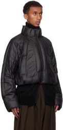 A. A. Spectrum Black Heated Down Jacket