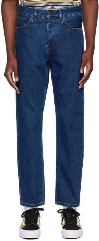 Photo: Carhartt Work In Progress Blue Newel Jeans