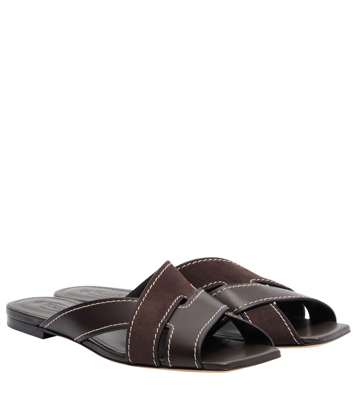Photo: Tod's Leather slides