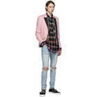 Amiri Multicolor Ombre Plaid Shirt