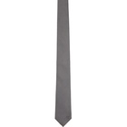 Givenchy Black and Grey Jacquard Chain Blade Tie