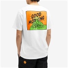 Good Morning Tapes Men's Mountain T-Shirt in White
