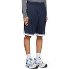 Reebok Classics Navy Mesh Workout Ready Shorts