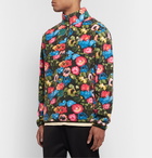 Stüssy - Logo-Embroidered Floral-Print Fleece Half-Zip Sweatshirt - Multi