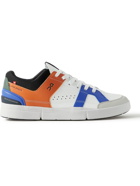 ON - The Roger Clubhouse Colour-Block Faux Leather and Mesh Tennis Sneakers - White