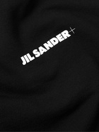 Jil Sander - Logo-Print Cotton-Jersey Sweatshirt - Black