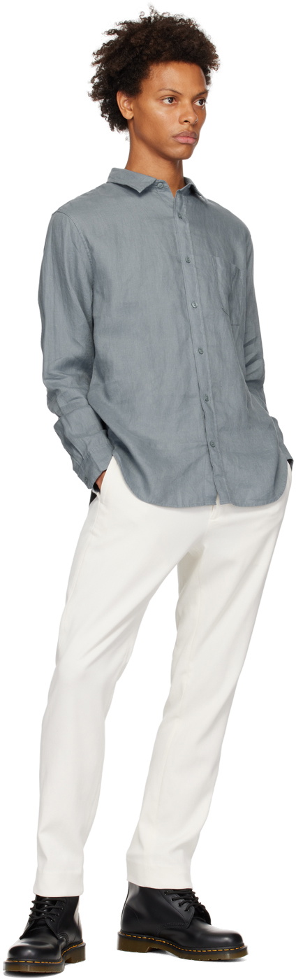 Vince Blue Pocket Shirt