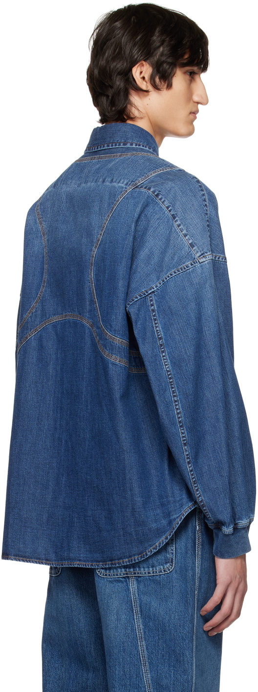 Alexander Mcqueen Blue Half Sleeve main image 1