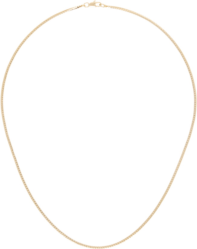 Photo: Laura Lombardi Gold Mini Omega Chain Necklace