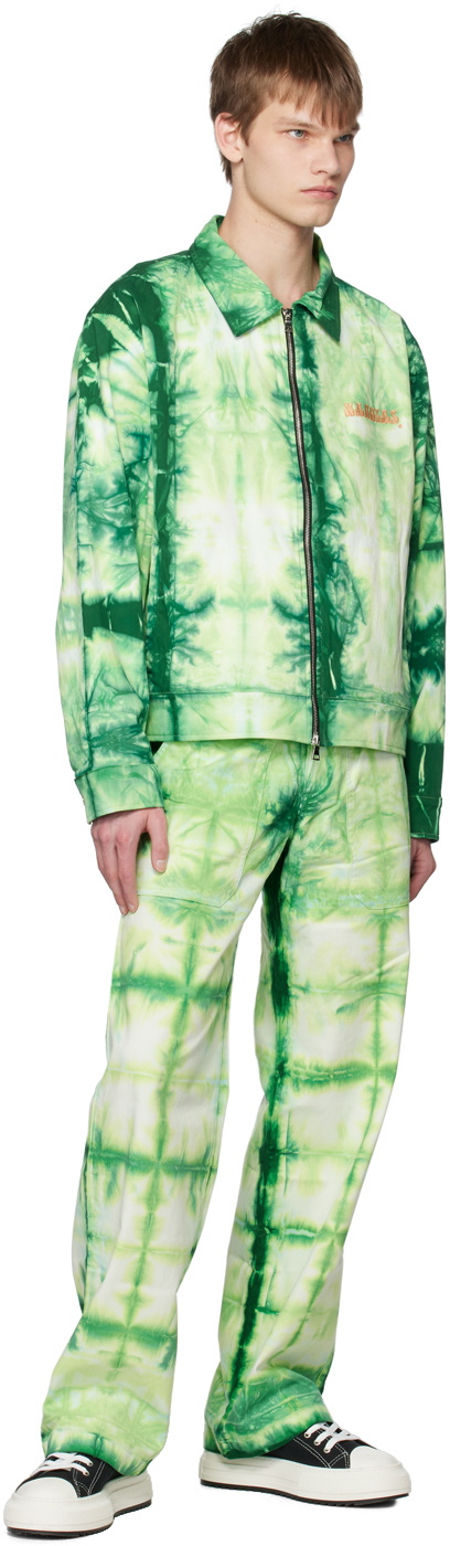 Nahmias Green Tie Dye Jacket