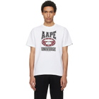 AAPE by A Bathing Ape White Basic T-shirt