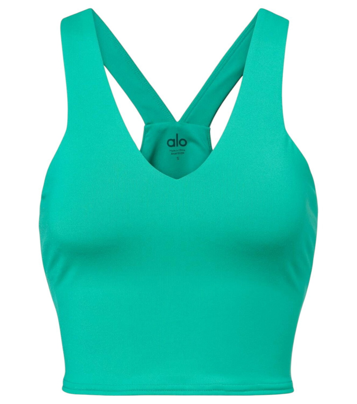 Alo Yoga Serene ribbed-knit crop top Alo Yoga Alo Yoga Serene ribbed-knit crop top Alo Yoga