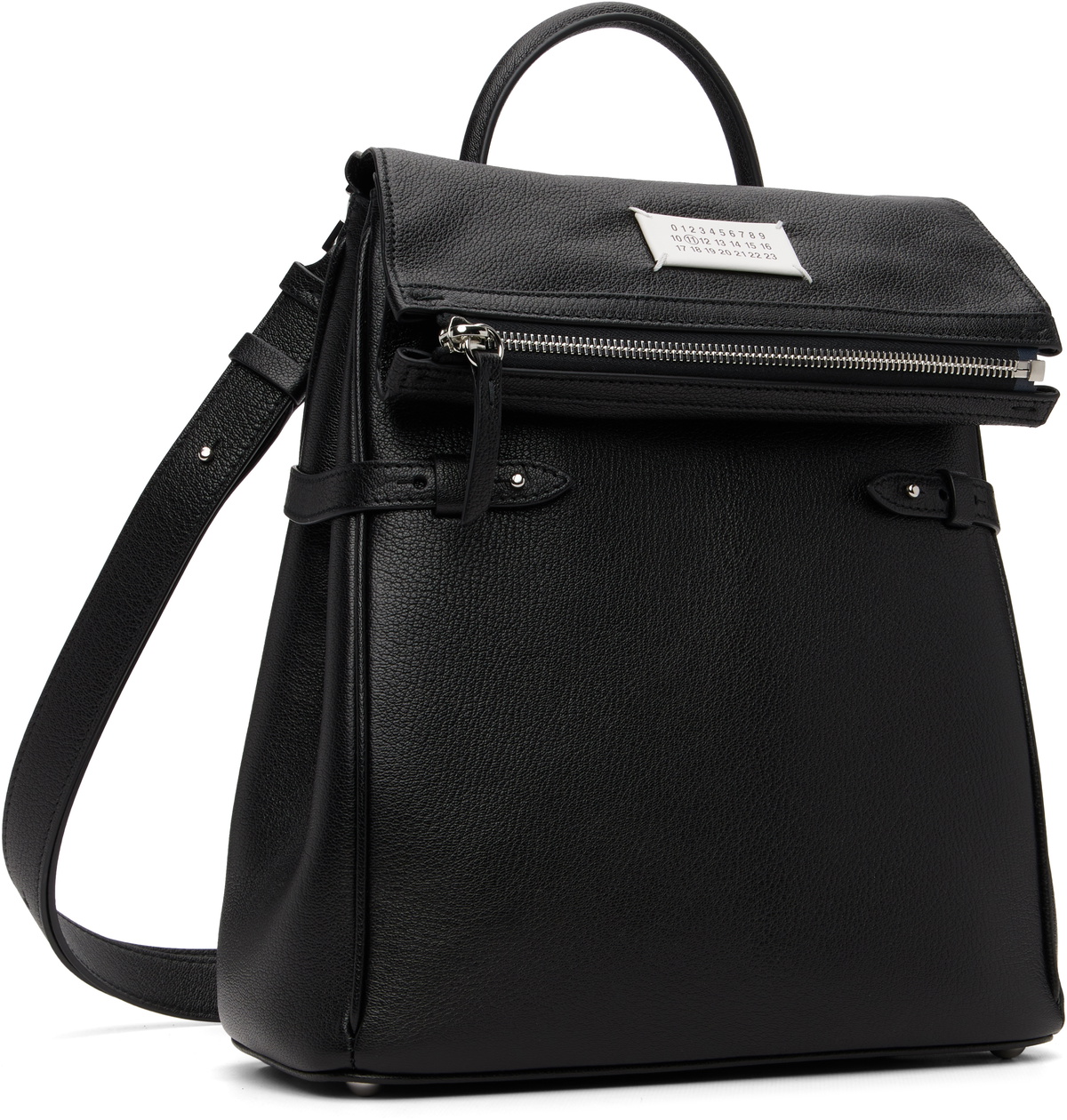 Maison Margiela Black 5AC Top Handle Backpack Bag