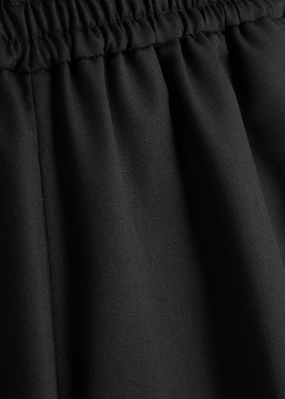 Skall Studio Johanna Straight-leg Wool Trousers Black