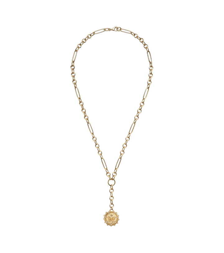 Photo: FoundRae Reverie Small 18kt gold pendant necklace with diamonds