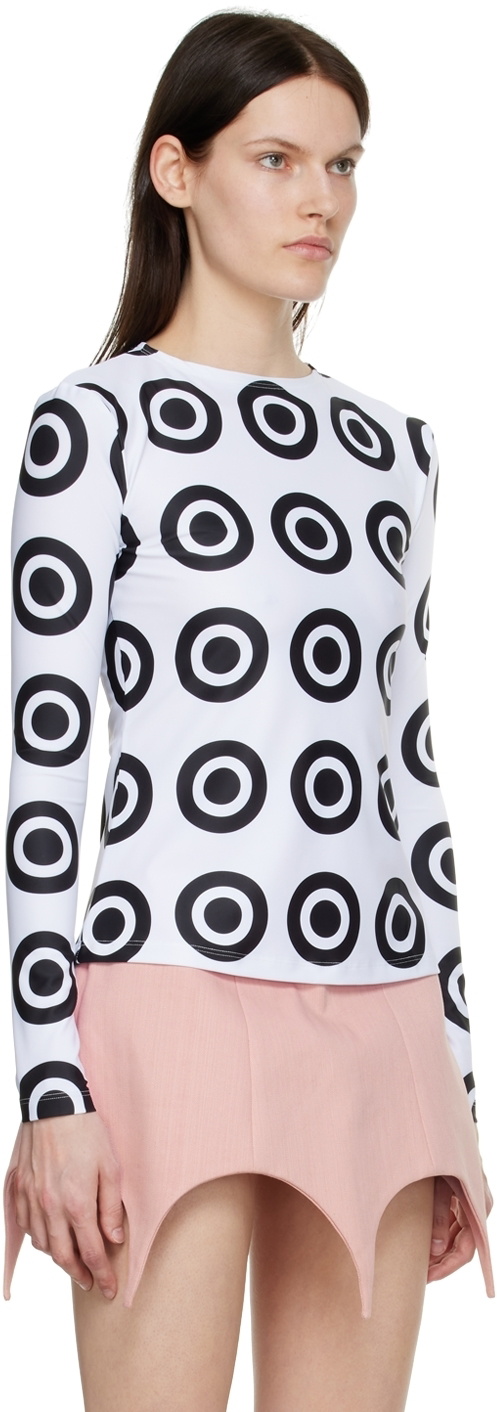 FIDAN NOVRUZOVA White Lycra T-Shirt