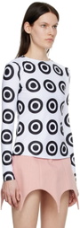FIDAN NOVRUZOVA White Lycra T-Shirt