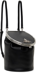 Vivienne Westwood Black Olive Round Frame Backpack