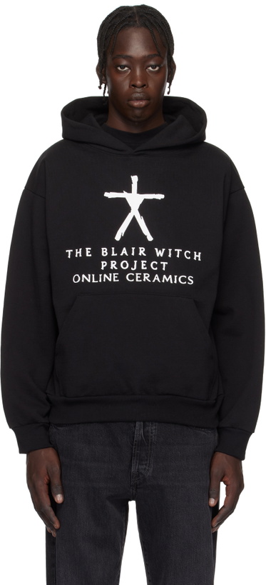 Photo: Online Ceramics Black 'The Blair Witch' Logo Hoodie