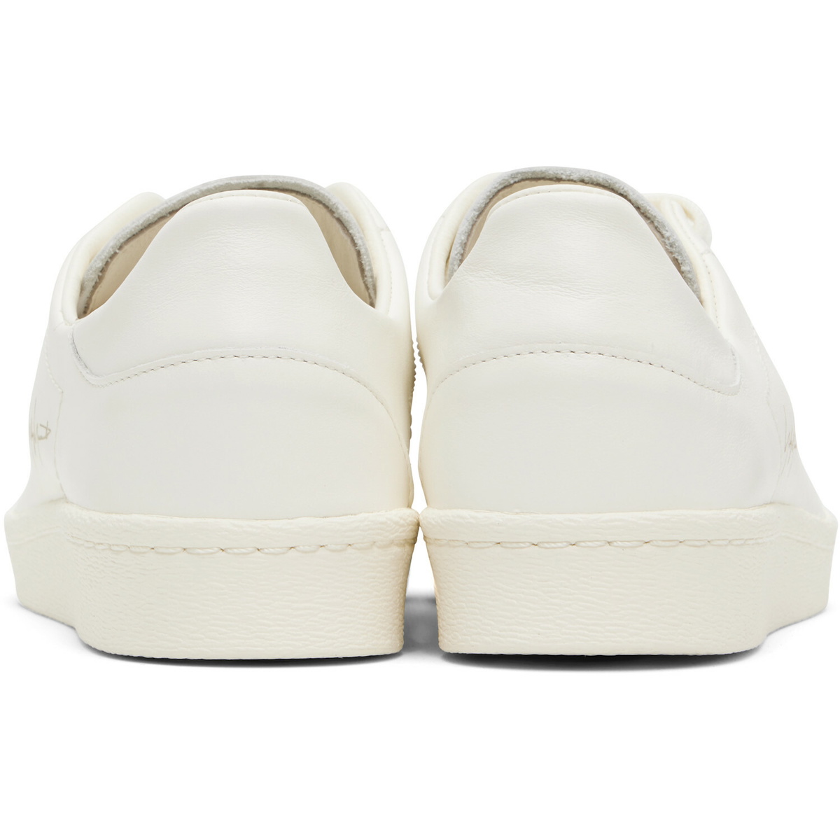 Y-3 White Superstar Sneakers