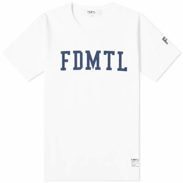 Photo: FDMTL Men's Logo T-Shirt in White
